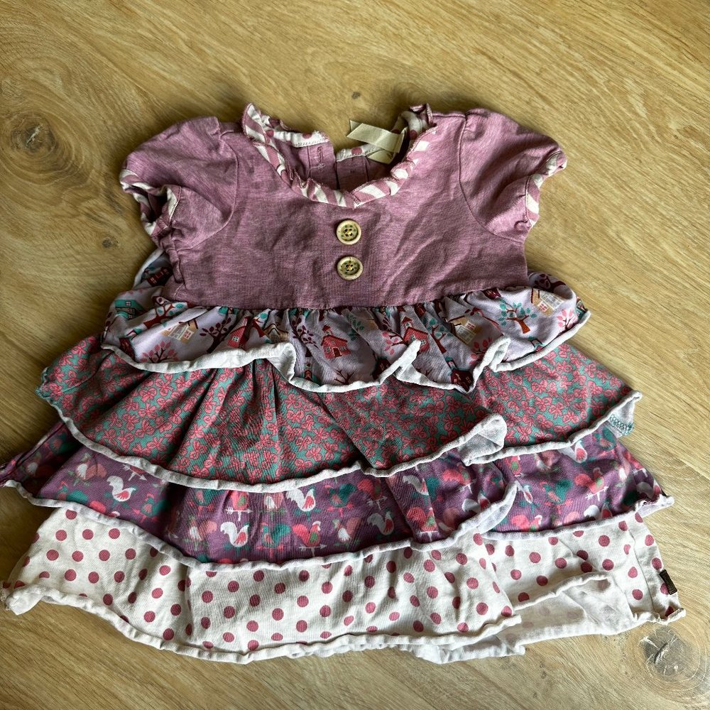Matilda Jane ruffled purple dress